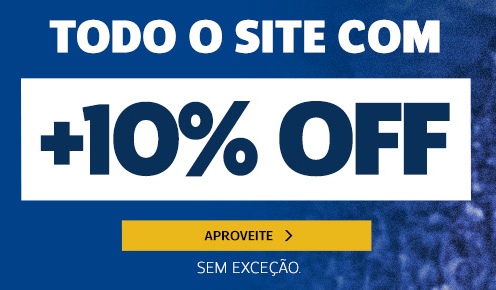 Todo site do Shop Cruzeiro com 10% off sem exceções - 10 off todo site shopcruzeiro