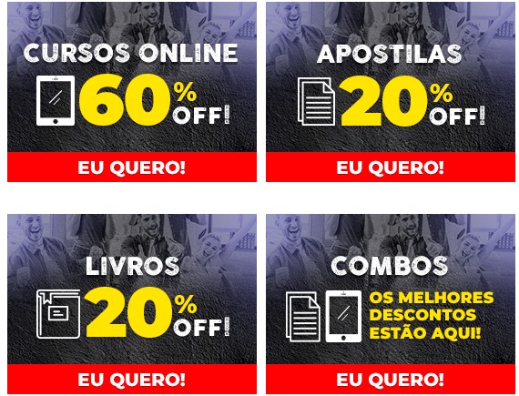 Desconto Nova Concursos até 60% + 5% do cupom - desconto black friday nova concursos