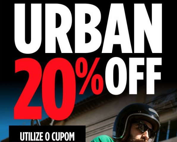 Cupom Urban Helmets de 20% todo site! - desconto urban helmet capacetes