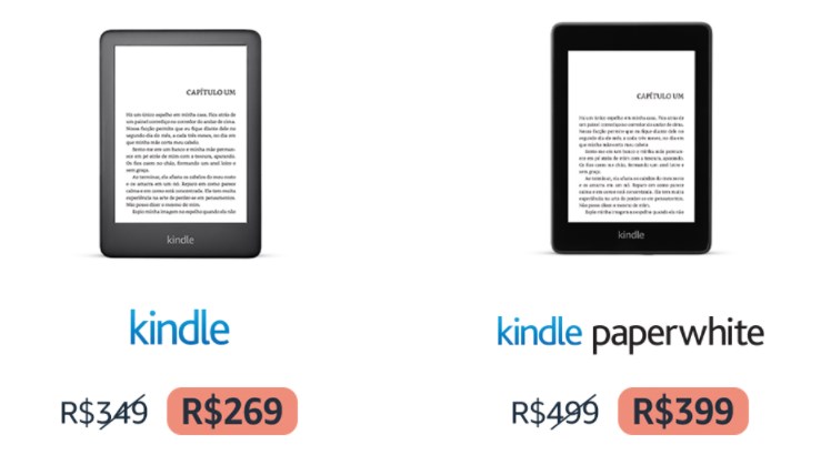 Desconto de R$ 100 no Kindle paperwhite em até 12x na Amazon - desconto kindle amazon black friday
