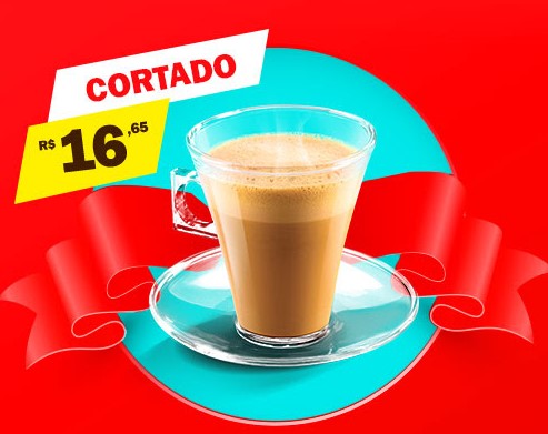 Desconto de 25% em cápsulas de Dolce Gusto Cortado - DESCONTO dolce gusto cortado