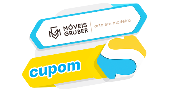 Cupom Móveis Gruber de 2% OFF cumulativo com +5% - cupom de desconto móveis gruber