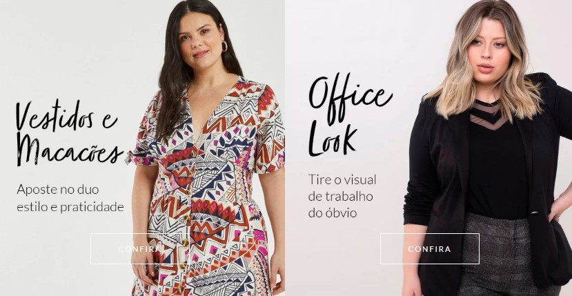 Desconto de 10% em roupas plus size Ashua - desconto roupas plus size ashua renner