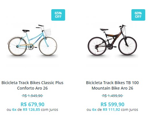 Desconto de até 60% na promoção online Ultra Bikes - oferta desconto ultra bikes