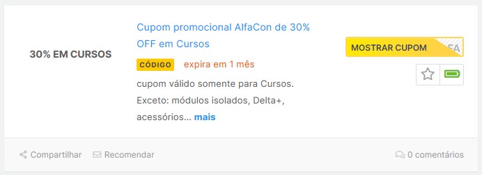 A AlfaCon oferece até 30% de desconto em cursos preparatórios para concurso público!