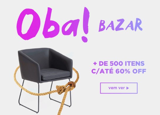 Até 60% OFF em mais de 500 itens na promoção Oppa bazar - desconto oppa bazar