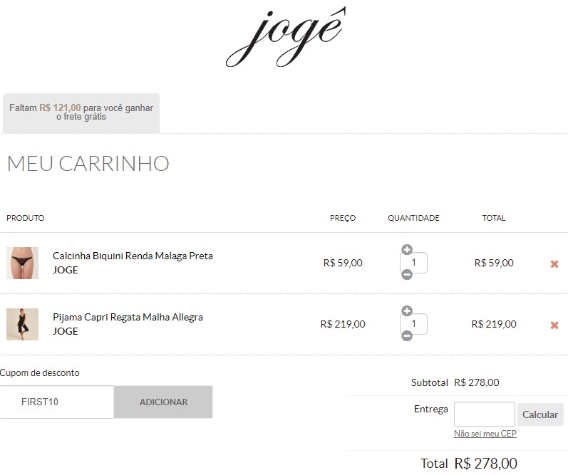 Jogê Lingerie  Compre Agora - Pijama Online