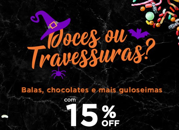 Cupom de 15% em Balas e Chocolates no Angeloni Super - cupom 15 angeloni super doces