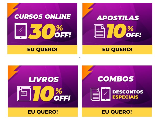 Desconto até 35% em cursos e apostilas Nova Concursos - desconto nova concursos