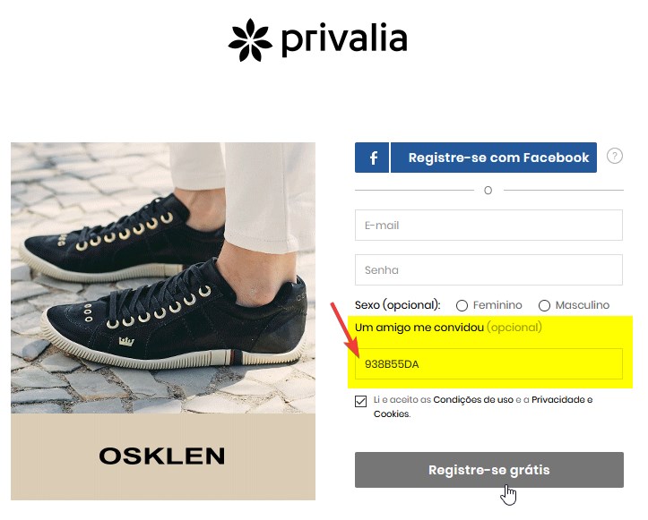 privalia tenis osklen