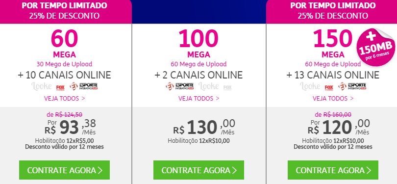 Promoção de internet e TV no TIM Live com 25% de desconto - promoção tim live turbo