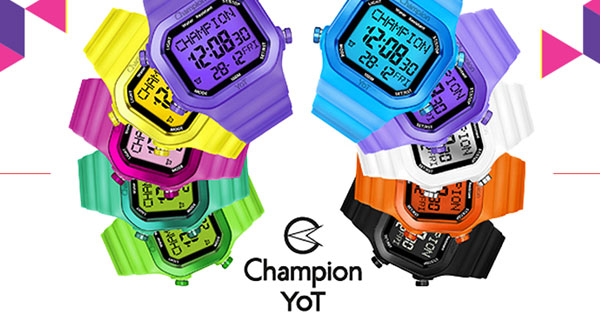 Relógios Champion Yot com desconto de 10% OFF na eClock - relogios champion yot desconto