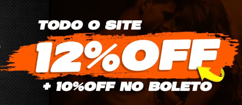 Todo site Me Seduza Sex Shop com 12% OFF + R$ 25 acima R$ 200 - black friday me seduza sex shop