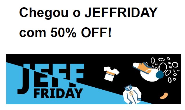 Cupom black friday JEFF - 50% em lavanderia, passadoria e assinatura - cupom jeff black friday