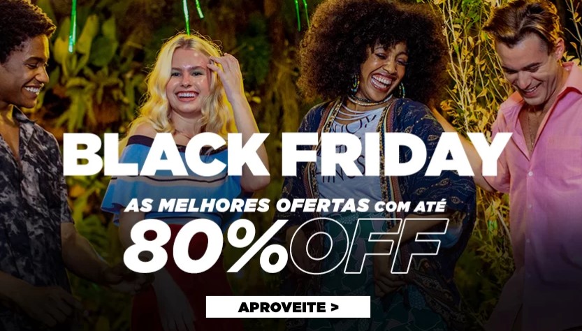 Descontos até 80% em roupas e calçados na Black Friday da Zattini - cupom zattini black friday