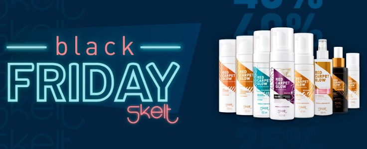 Desconto até 40% em bronzeadores Skelt na promo de Black Friday - desconto black friday skelt