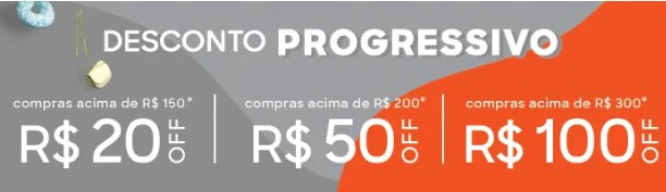 Desconto progressivo C&A até R$ 100 OFF em roupas - desconto progressivo ca black friday