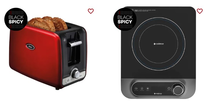 Desconto até 60% OFF em UD e eletroportáteis na Spicy - desconto spicy black friday