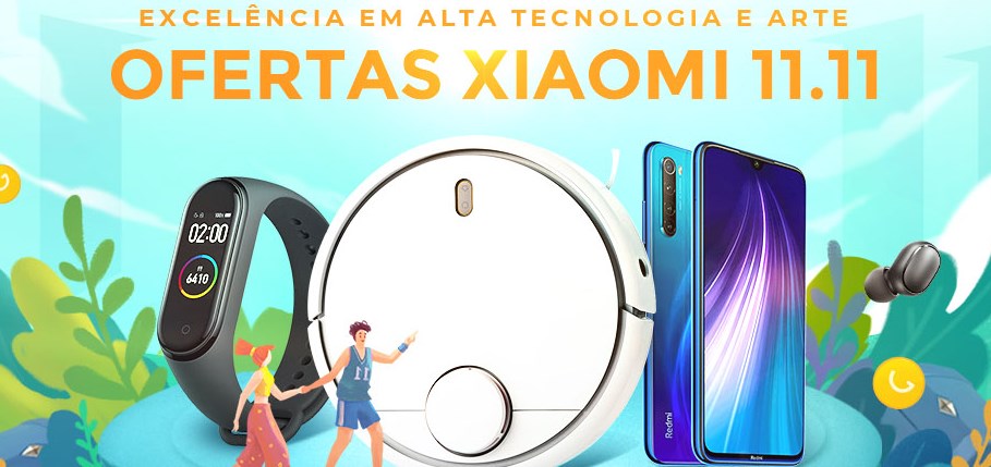 Até 80% OFF em Smartphones Xiaomi, smartwatch e outros gadgets - desconto xiaomi 11.11