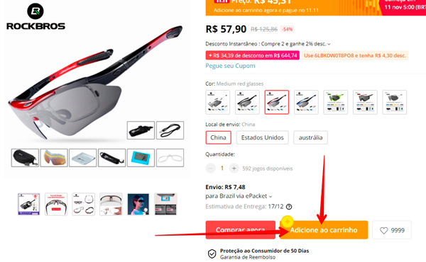 Aprenda a importar acessórios de bicicleta com desconto no Aliexpress - Dicas para economizar importar acessorios bicicleta carrinho Aprenda a importar acessórios de bicicleta com desconto no Aliexpress - Dicas para economizar importar acessorios bicicleta carrinho