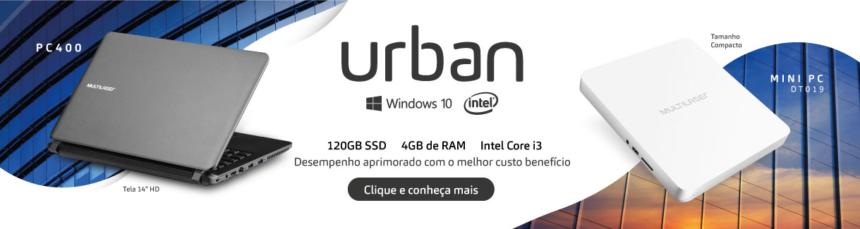 Notebook Multilaser Urban ou mini PC slim com 15% OFF - multilaser urban desconto