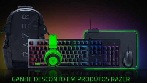 Cupom desconto de R$ 10 em produtos Razer - cupom 10 off razer house of gamer