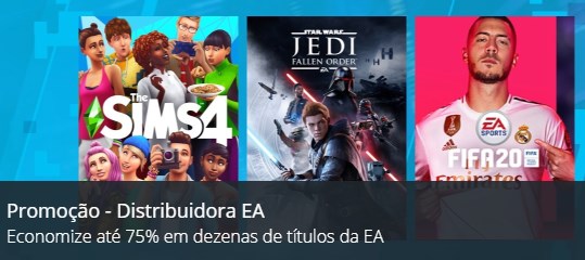 Desconto de até 85% em jogos EA Games via download na Origin - promo desconto ea games