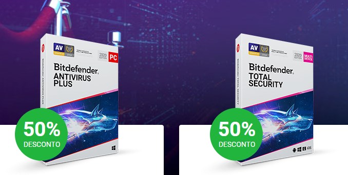 Bitdefender antivirus e total security 2020 com 50% desconto hoje! - desconto bitdefender 50 off