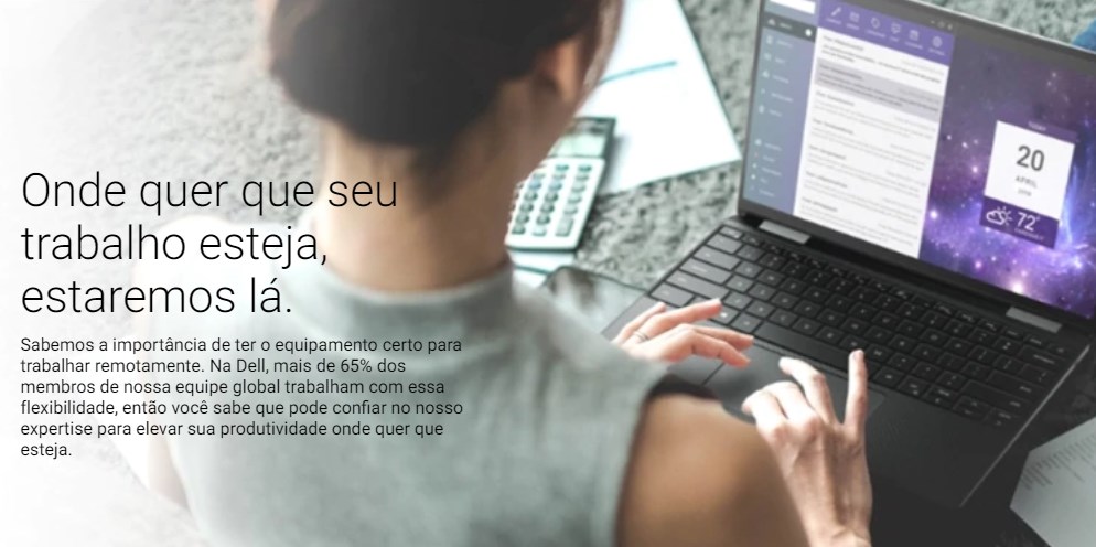 Soluções DELL para trabalho remoto home office com desconto - desconto dell home office