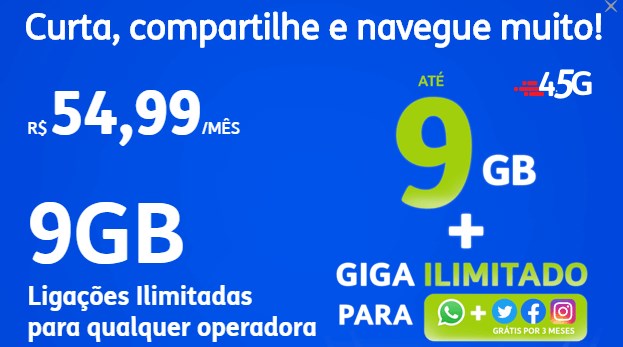 Planos TIM Controle a partir R$ 54,99 com bônus de internet - desconto tim controle