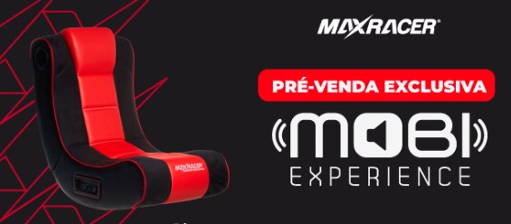 Cadeira Gamer Mobi Max Racer com desconto de 10% + FG - CADEIRA GAMER MOBI