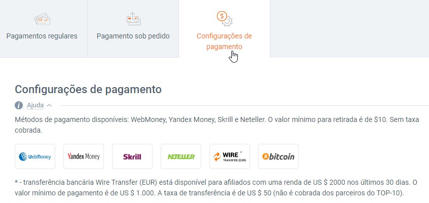 Quais os melhores programas de afiliados do Brasil? - maquininha de cartão de crédito Ganhar dinheiro na internet formas de pagamento afiliados iq option