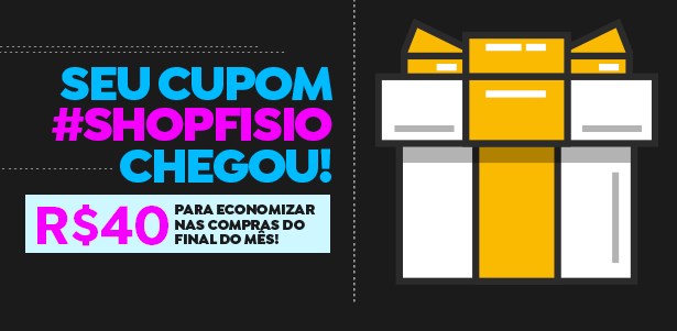 Cupom ShopFisio: R$ 40 off acima de R$ 350 no site - cupom desconto shopfisio
