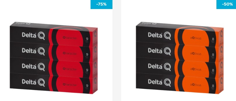Promoção de cápsulas Delta Q com até 75% desconto - desconto delta q capsulas