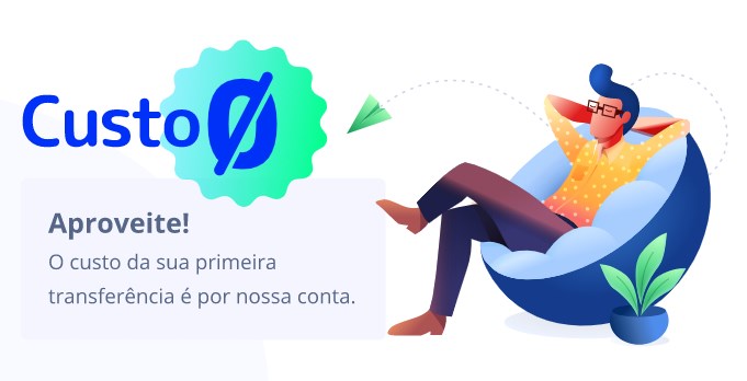 Custo Zero na primeira transferência com Remessa Online - promoção remessa online