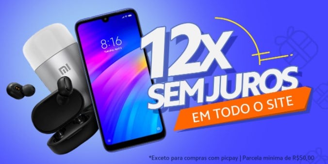 Smartphones Xiaomi e gadgets com até 50% OFF e em até 12x sem juros - desconto e parcelamento