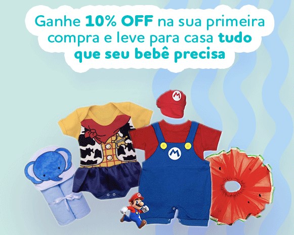 Cupom desconto Baby Dress - 10% na primeira compra - cupom 10 off baby dress