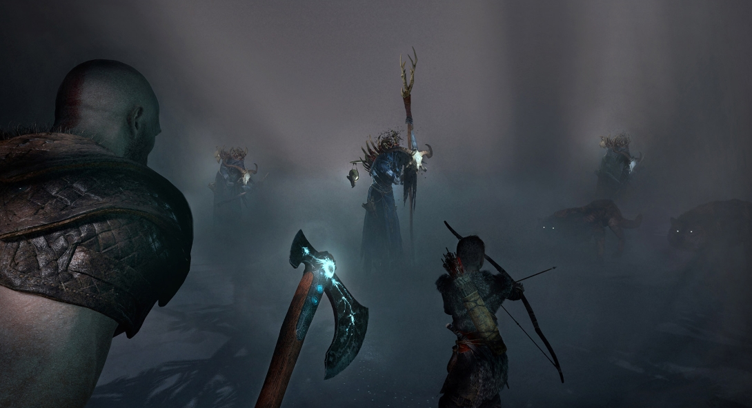 tela do jogo god of war para PS4