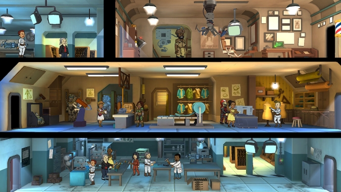 tela de fallout shelter