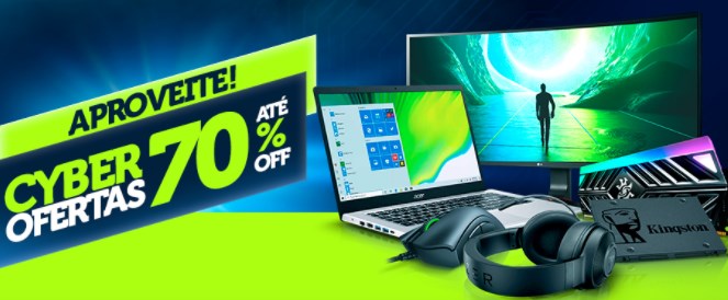 Cyber monday KaBuM! com desconto de até 70% OFF - cyber monday kabum