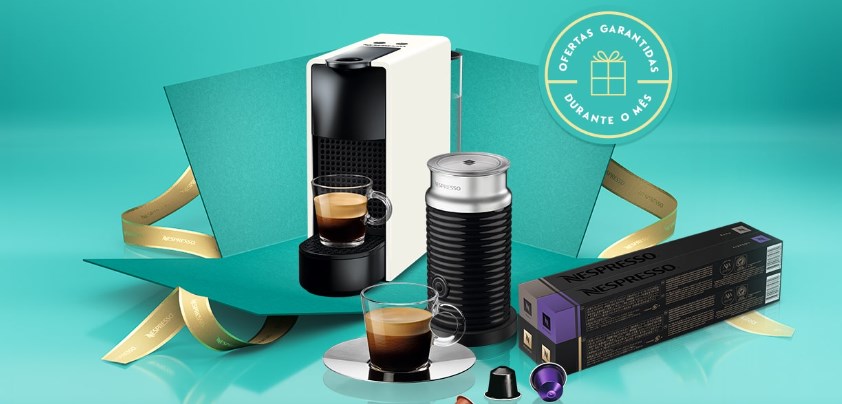 Desconto black friday em Máquinas e Cápsulas Nespresso - desconto gifting friday nespresso