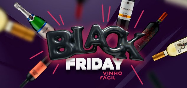 Desconto até 62% em vinhos no mês black friday VinhoFácil - desconto vinho facil black friday 2020