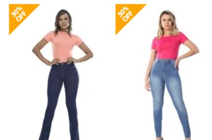 Desconto de até 30% na seleção de peças Sawary Jeans no site - promocao Sawary Jeans desconto