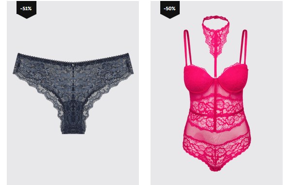 Descontos de até 50% na seleção Outlet do site Hope Lingerie - desconto hope lingerie