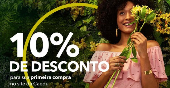 Cupom Caedu moda - 10% para novos clientes do site - cupom caedu