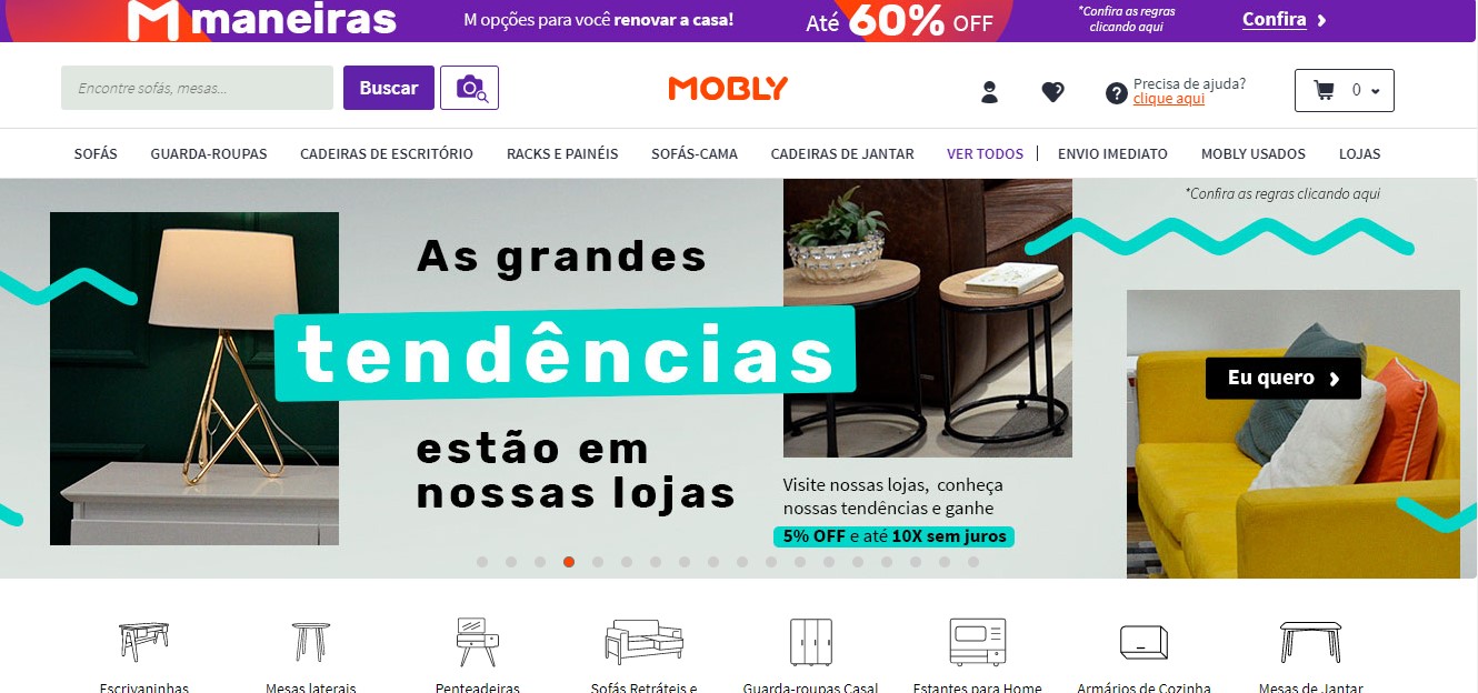 loja virtual Mobly