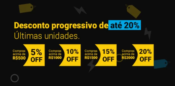 Desconto progressivo BringIT - até 20% em peças de reposição para Notebook - desconto progressivo bringit