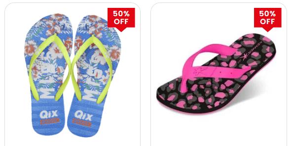 Chinelos, tênis e sapatos da lista com até 50% OFF no outlet Chineláticos - desconto 50 chinelaticos