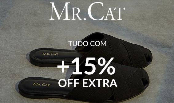 Desconto de 15% extra em calçados da marca Mr. Cat - cupom 15 mr cat off premium