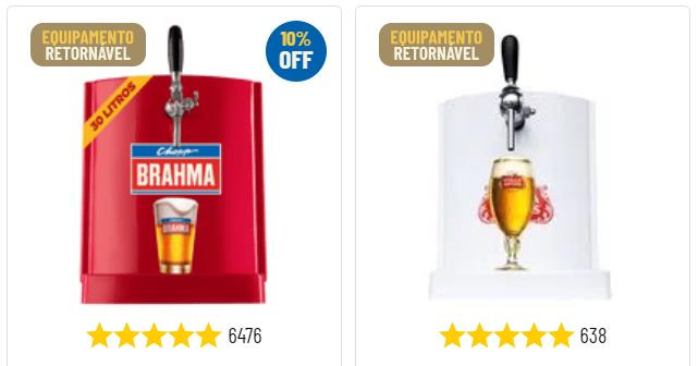 Cupom Chopp Brahma Express - 10% OFF em 30 litros de chopp - cupom 30 chopp brahma